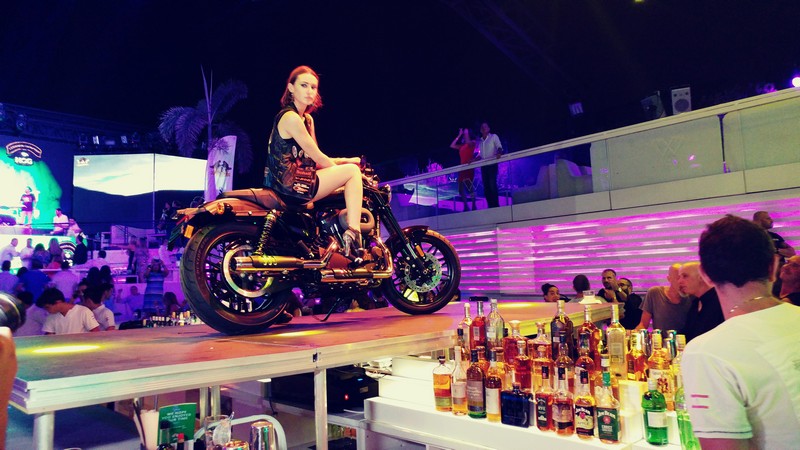 Harley-Davidson & Tamanna at White